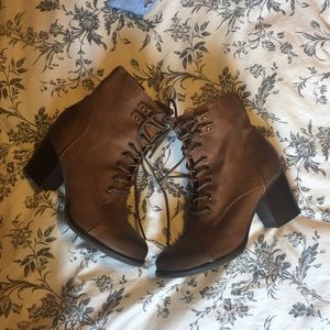 Madden Girl Lace-Up Boots